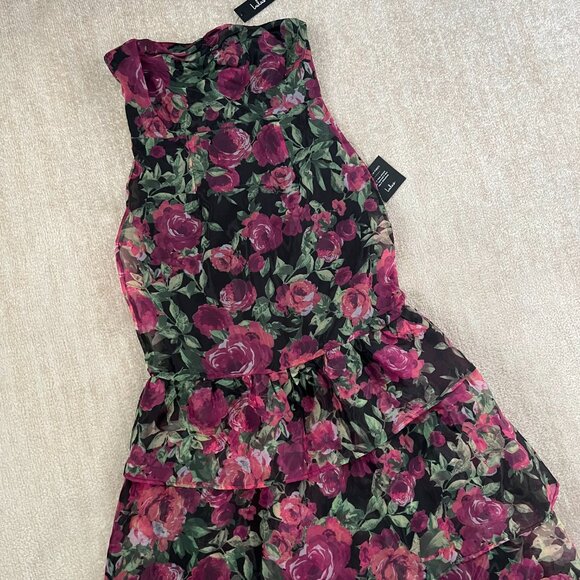 NWT Lulus Fleur of Dreams Floral Formal Maxi Dress M - Picture 3 of 9